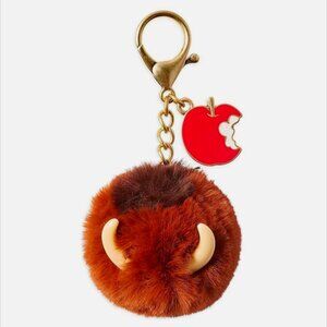 Disney NWT. Parks Disney Flair Lion King Pumbaa Pom Pom Bag Charm Or Key Chain